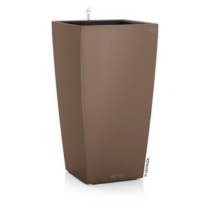 Lechuza, Lechuza - 2er-Set Blumenkästen mit Integriertem Bewässerungssystem Cubico Color 40 - Dunkelbeige, Lechuza CUBICO Color 40 13151 Pflanzkasten Mocca