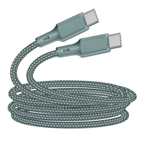 Just green, USB-C / USB-C Kabel 2m, Apple - USB-C / Kabel 2m Just Green Grün, One Size