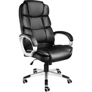 TecTake, Chefsessel Jonas Chefsessel Jonas, Tectake - Chefsessel Jonas, 70 CM, Schwarz