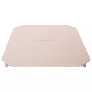 Beliani, Wasserbett Podest aus MDF-Platte Klassisch DURABLE Wasserbett Podest aus MDF-Platte Klassisch DURABLE, Beliani - Wasserbettpodest aus MDF-Platte DURABLE, Light Beige