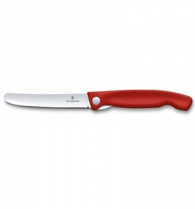 Victorinox Schweiz, Swiss Classic Foldable Paring Knife Victorinox Schweiz (rot, 11 cm), Victorinox Gemüsemesser »Swiss Classic«, (1 tlg.)