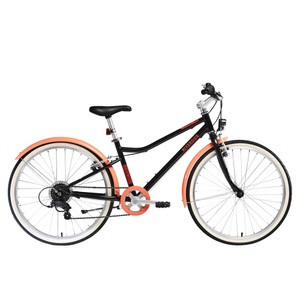 BTWIN, Hybridbike - Riverside 500 Unisex Space Black 24