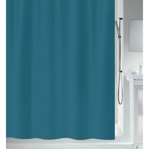 Spirella, spirella Duschvorhang Primo, Spirella Primo Textilduschvorhang 180x200cm Blau
