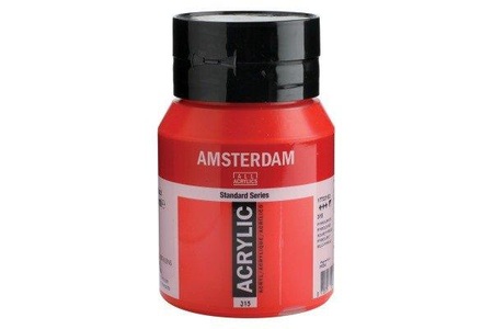 Amsterdam, Amsterdam Acrylfarbe Standard, Talens Acrylfarbe Amsterdam, pyrrolerot, 17723152, (500ml)