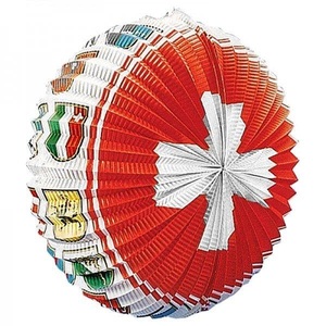 Weco, Schweizer Lampion mit Kantonen, Sombo - Schweizer Lampion mit Kantonen, One Size