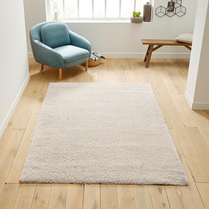 LA REDOUTE INTERIEURS, Flauschiger Hochflorteppich Afaw, La Redoute Intérieurs - Flauschiger Hochflorteppich Afaw, 120X170CM, Weiss
