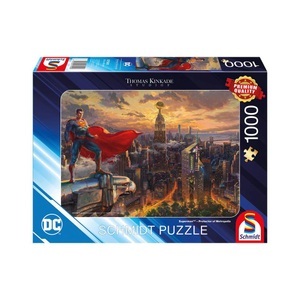 Schmidt Spiele, Thomas Kinkade Studios: DC - Superman - Protector of Metropolis, Puzzle, Superman Protector of Metropolis