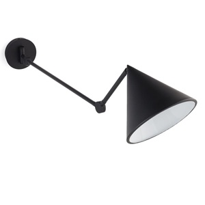 LA REDOUTE INTERIEURS, Wandleuchte Moke mit Gelenkarm Wandleuchte Moke mit Gelenkarm, La Redoute Intérieurs - Wandleuchte Moke mit Gelenkarm, One Size, Schwarz