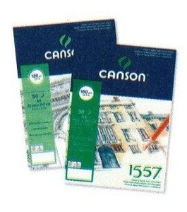 Canson, CANSON Skizzenblock 1557 A5 204127413 50 Blatt, geleimt, 180g, Canson Skizzenblock 1557, A5, geleimt, 120g, 204127413, (50 Blatt)