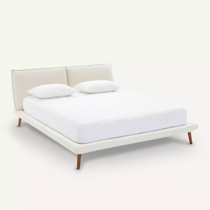 AM.PM, Bett mit Lattenrost Aurore Bett mit Lattenrost Aurore, AM.PM - Bett mit Lattenrost Aurore, 160X200CM, Beige