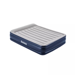 Bestway, Bestway Luftbett 67630 in blau, grau , 67630 , Kunststoff , 152x46 cm , matt , integrierte elektrische Pumpe, Sicherheitsventil, integriertes Kissen, beflockte Schlafseite , 0069160460, Bestway Luftbett 67630 203/152/46 cm , 67630 , Blau, Grau , Kunststoff , 152x46 cm , matt , integrierte elektrische Pumpe, integriertes Kissen, beflockte Schlafseite , 0069160460