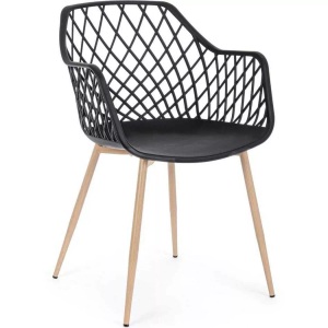 mutoni lifestyle, Stuhl Optik schwarz, Stuhl Optik schwarz