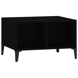 vidaXL, vidaXL Couchtisch Schwarz 60x50x36,5 cm Holzwerkstoff, vidaXL Couchtisch Schwarz 60x50x36,5 cm Holzwerkstoff