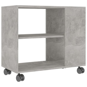 Diverse Hardware, Beistelltisch Betongrau 70 x 35 x 55 cm Spanplatte, 