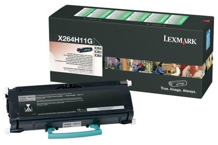 Lexmark, Lexmark schwarz Toner-Modul, Lexmark Toner, schwarz, Prebate, X264H11G, (9'000 Seiten)