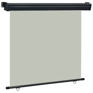 vidaXL, vidaXL Balkon-Seitenmarkise 170 × 250 cm Grau, VidaXL - Balkon-seitenmarkise, One Size, Grau