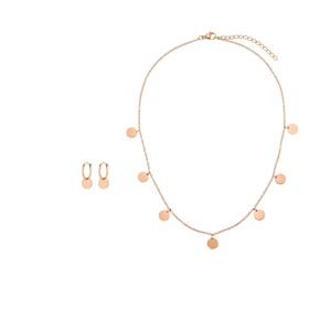 Heideman, Set Kreise Goldfarbend Damen Goldrosa ONE SIZE, Heideman - Set Kreise goldfarbend, One Size, Goldrosa