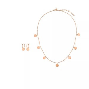 Heideman, Set Kreise Goldfarbend Damen Goldrosa ONE SIZE, Heideman - Set Kreise goldfarbend, One Size, Goldrosa