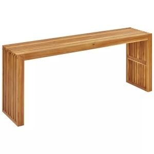 Beliani, Gartentisch aus Akazienholz Modern BELLANO Gartentisch aus Akazienholz Modern BELLANO, Beliani - Outdoor Couchtisch aus Akazienholz Rustikal BELLANO, One Size, Light Beige