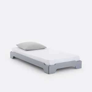 LA REDOUTE INTERIEURS, Bett Mit Lattenrost Egzigu Unisex Taubengrau 90X190CM