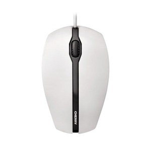 Cherry, CHERRY Gentix Corded USB-Maus Optisch Weiß, CHERRY GENTIX - Maus (Weiss/Grau)