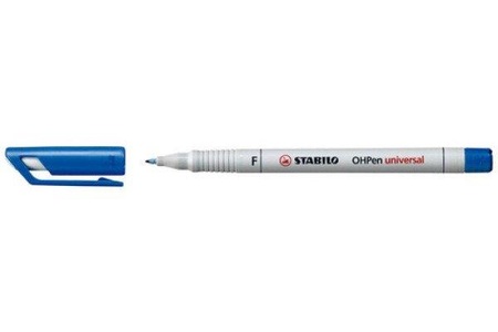 Stabilo, STABILO OHP Pen non-perm. F 852/41 blau, Stabilo OHP Pen, non-permanent F, 0,7mm, blau, Folienschreiber, 852/41