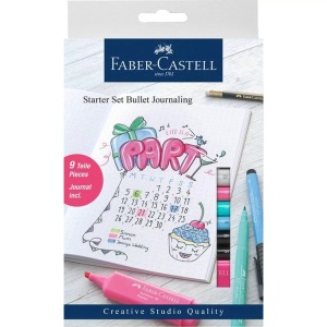 Faber-Castell, Faber-Castell Brushpen PITT, Faber-Castell Pitt, Artist Pen, Starter Set Bullet Journaling, 267125