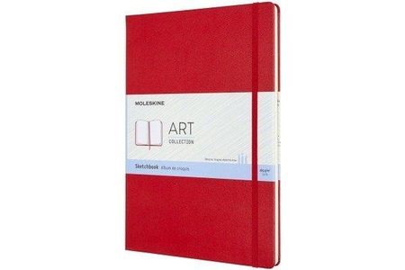 undefined, Moleskine Kreativ Notizbücher, Skizzenbuch, A4, 165G-Papier, Hard Cover, Rot, Moleskine Skizzenbuch, HC, A4, blanko, rot, 96 Seiten, 626703