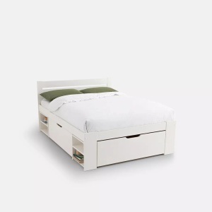 LA REDOUTE INTERIEURS, Bett Konni mit Lattenrost Bett Konni mit Lattenrost, La Redoute Intérieurs - Bett Konni mit Lattenrost, 160X200CM, Weiss