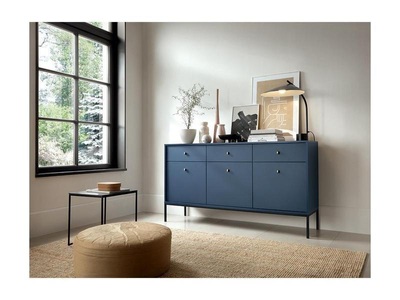 Vente-unique, Sideboard 3 Türen 3 Schubladen BOGDAN Sideboard 3 Türen 3 Schubladen BOGDAN, 
