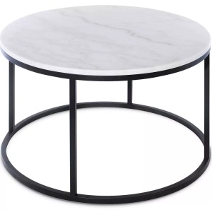 mutoni living, Couchtisch Marmor rund 85x48, Couchtisch Hale Marmor rund 85x48