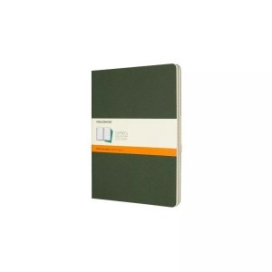 undefined, Moleskine Cahier Xlarge, 3er Set, Liniert, Kartoneinband, Myrtengrün, Moleskine Cahier Xl, 3er Set, Liniert, Kartoneinband, Myrtengrün