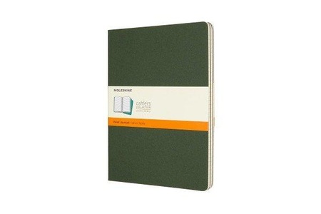 undefined, Moleskine Cahier Xlarge, 3er Set, Liniert, Kartoneinband, Myrtengrün, Moleskine Cahier Xl, 3er Set, Liniert, Kartoneinband, Myrtengrün