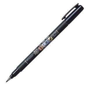 Tombow, Tombow - Kalligraphie-Stift Fudenosuke Brush Pen SOFT, Tombow Kalligraphie Stift Soft, Fudenosuke, schwarz, WS-BS150