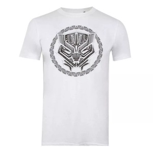 Black Panther, Tshirt Herren Weiss XXL, Black Panther - TShirt, für Herren, Weiss, Größe XXL