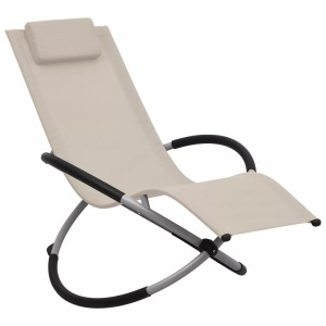 Diverse Hardware, Kinder-Sonnenliege Stahl Creme, vidaXL Kinder-Sonnenliege Stahl Creme