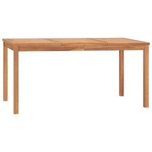 vidaXL, vidaXL Garten-Esstisch 160x80x77 cm Teak Massivholz
