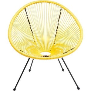 Kare Design, Sessel Acapulco Gelb, KARE Design - Sessel Acapulco Gelb, One Size