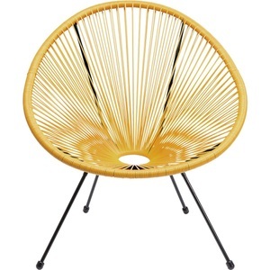 Kare Design, Sessel Acapulco Gelb, KARE Design - Sessel Acapulco Gelb, One Size