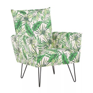 Beliani, Sessel Aus Polyester Modern Ribe Unisex ONE SIZE, Beliani - Sessel aus Polyester Retro RIBE, One Size, Grün