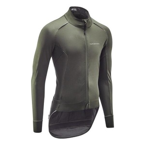 VAN RYSEL, Fahrradjacke Rennrad Winter Racer Khaki Herren Khaki 38/S, 