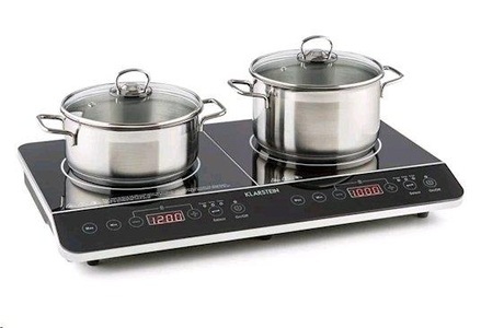 Klarstein, VariCook Slim Doppel-Induktionskochplatte 3500 W - Schwarz VariCook Slim Doppel-Induktionskochplatte 3500 W - Schwarz, 