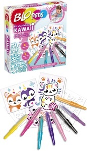 Lansay, Lansay - Blopens Kawaii-Aktivitäten-Set (DE), Sprühstifte Set Kawaii