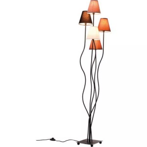 Kare Design, Stehleuchte Kare Design mocca, KARE Flexible Mocca Cinque Stehleuchte