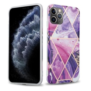 Cadorabo, Hülle für Apple iPhone 11 PRO MAX aus TPU Silikon mit Muster Mosaik, Cadorabo - Hülle für Apple iPhone 11 PRO MAX aus TPU Silikon mit Muster Mosaik, Lila