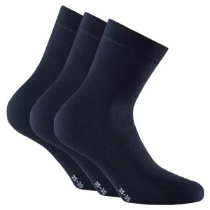 Rohner Socks, Rohner Socks Socken Soft Touch Dunkelblau 3er-Pack