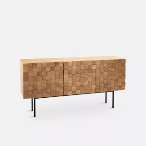 LA REDOUTE INTERIEURS, Sideboard Madria Mit 3 Türen Unisex Braun ONE SIZE, La Redoute Intérieurs - Sideboard Madria mit 3 Türen, One Size, Braun