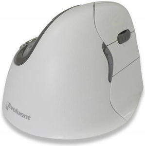 BakkerElkhuizen, BakkerElkhuizen Evoluent 4 Ergonomische Maus Optisch Ergonomisch, Vertikalmaus Evoluent4 Right Hand White Bluetooth, 5-Tasten-Maus, Scrollrad, kabellos
