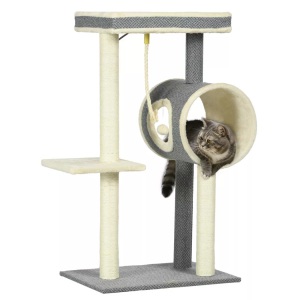 PawHut, PawHut - Kratzbaum, One Size, Grau, PawHut - Kratzbaum, One Size, Grau