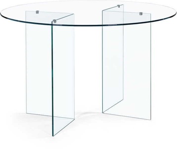 mutoni lifestyle, Runder Glastisch Iride 130x130, Runder Glastisch Iride 130x130